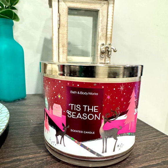 Bath & Body Works Other - Partially used Bath and Body Works Candle in ‘Tis the Season